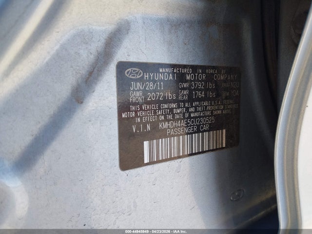Hyundai ELANTRA Gls (ulsan Plant)
