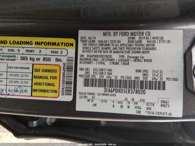 Ford Fusion Se