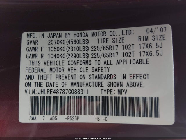 Honda CR-V Ex-l