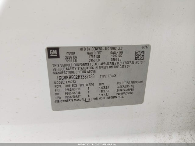 Chevrolet Silverado 1500 1lt
