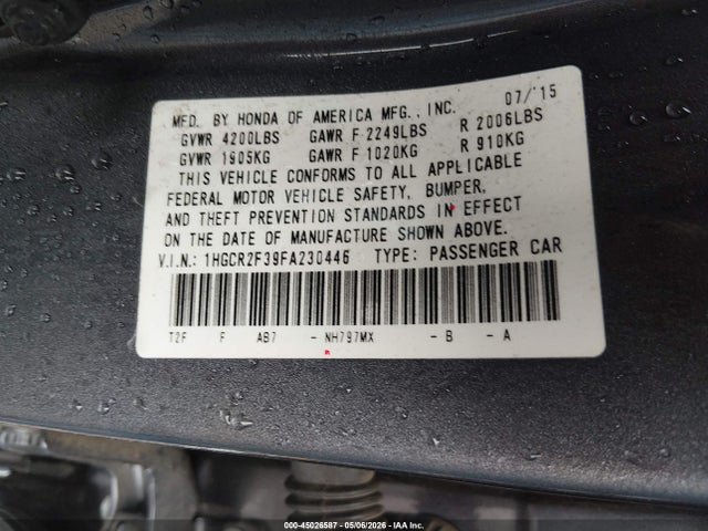 Honda Accord Lx