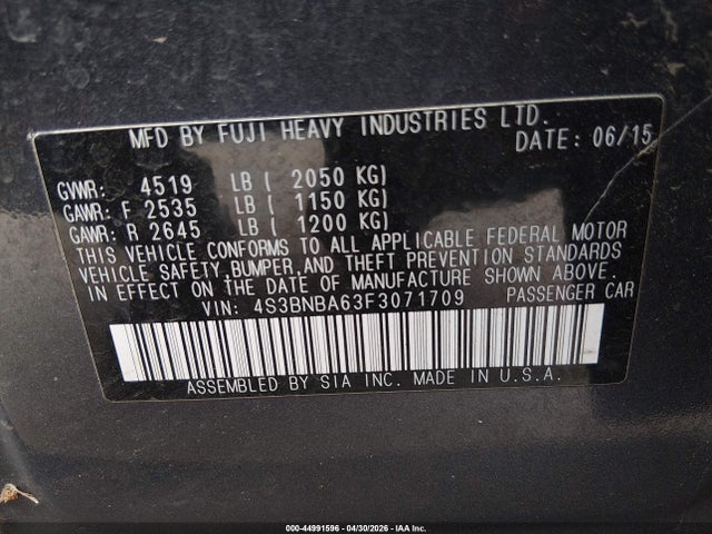 Subaru Legacy 2.5i