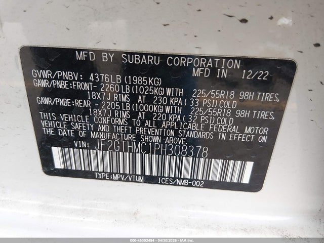 Subaru Crosstrek Limited