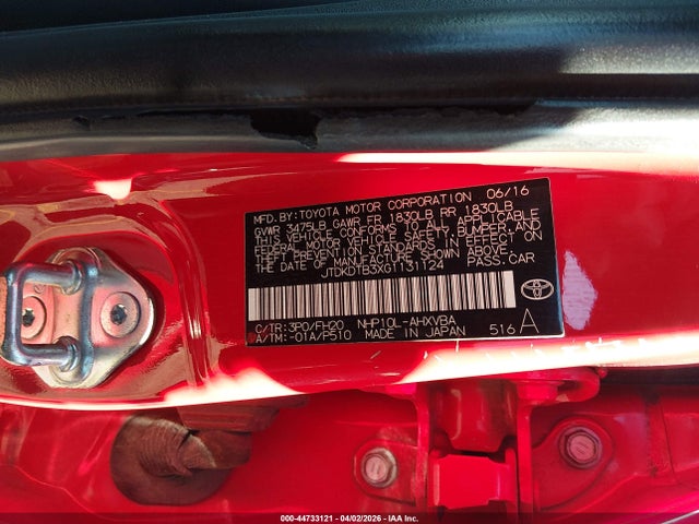 Toyota Prius c One