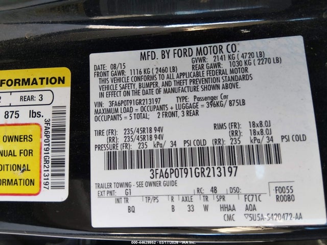 Ford Fusion Se