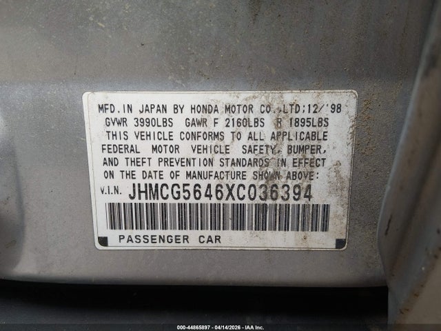 Honda Accord Lx