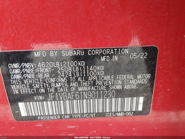 Subaru WRX Premium