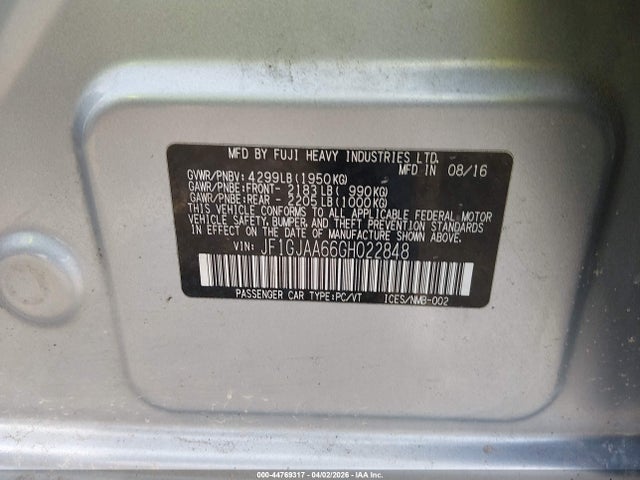 Subaru Impreza 2.0i