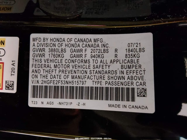 Honda Civic Sport