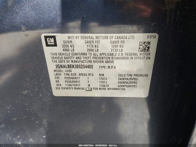 Chevrolet Equinox 1lt