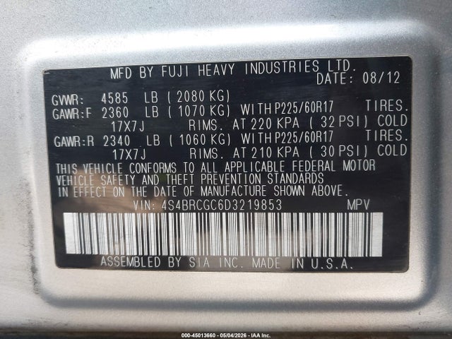 Subaru Outback 2.5i Premium