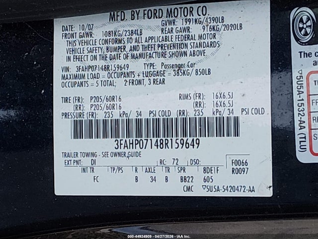 Ford Fusion Se