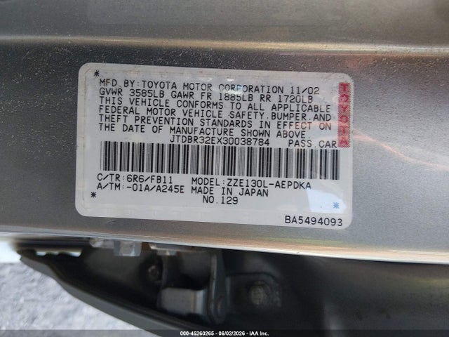 Toyota Corolla Ce
