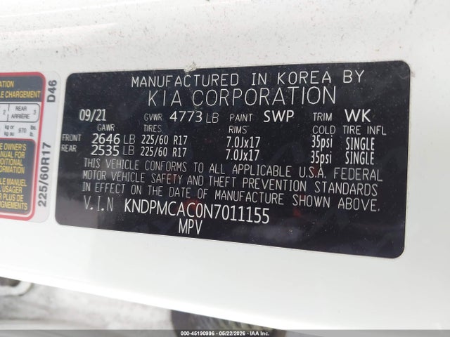 Kia Sportage Lx