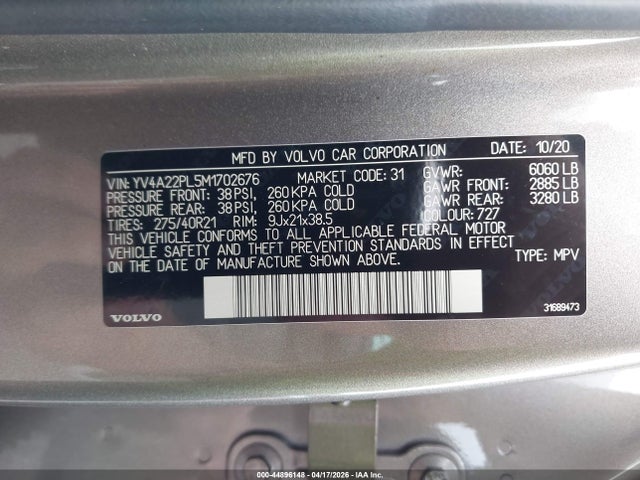 Volvo XC90 T6 Inscription 7 Passenger