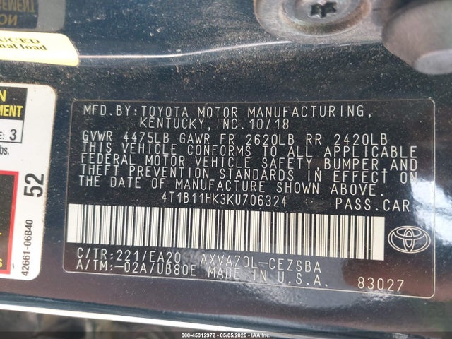 Toyota Camry Se