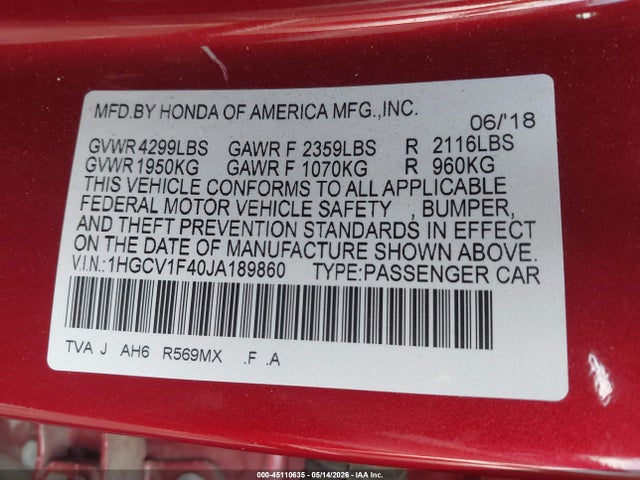 Honda Accord Ex