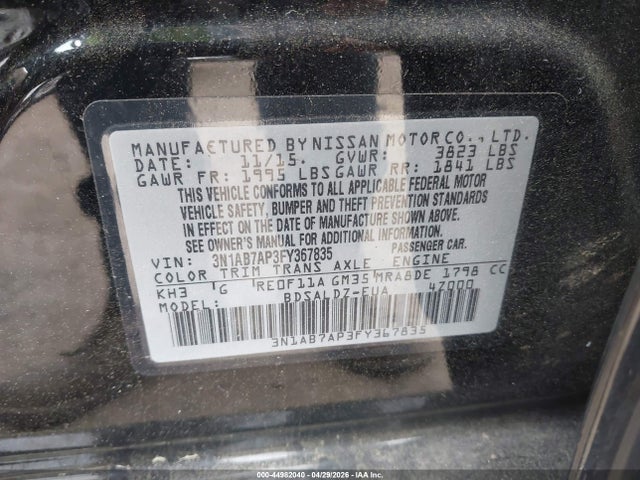 Nissan Sentra Sv