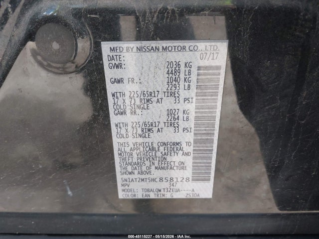 Nissan Rogue Sv
