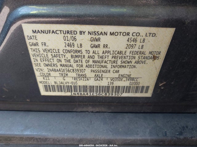 Nissan Maxima 3.5 Se