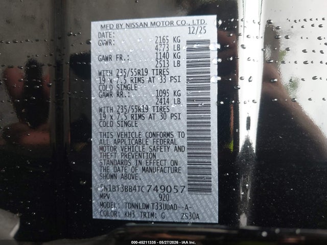 Nissan Rogue Dark Armor