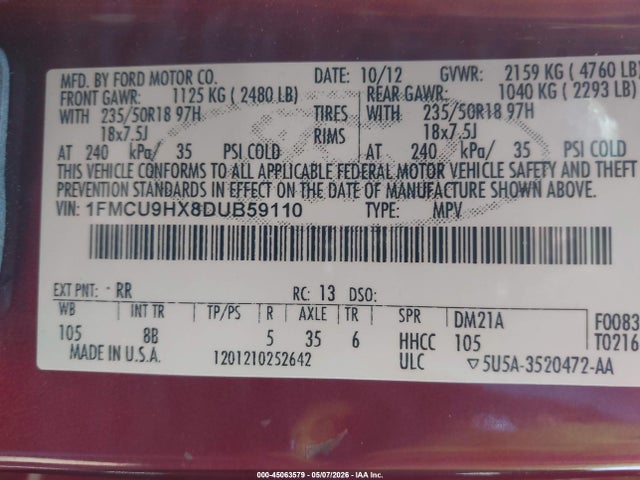 Ford Escape Sel