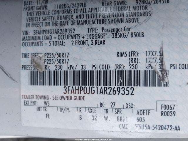 Ford Fusion Sel