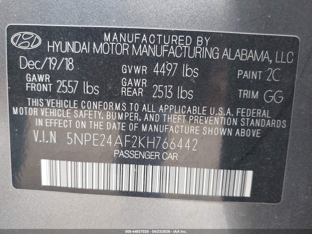 Hyundai SONATA Se