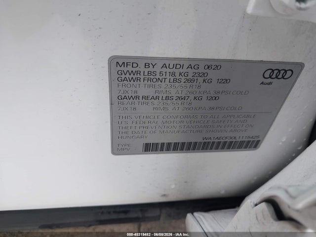 Audi Q3 Premium 45 Tfsi Quattro Tiptronic