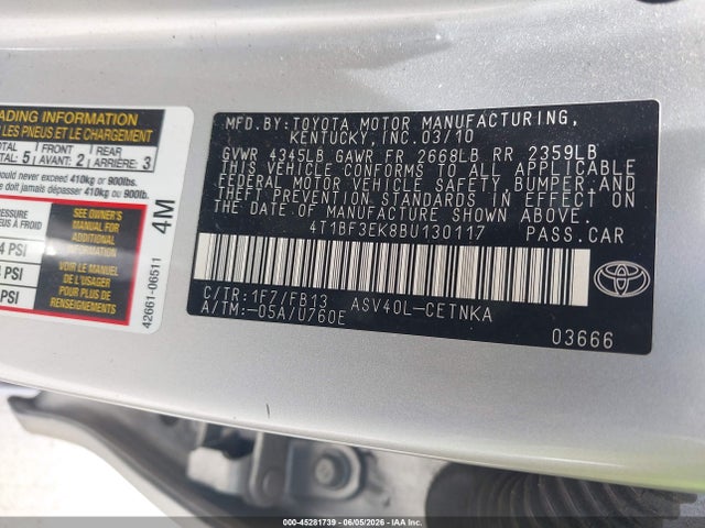 Toyota Camry Le