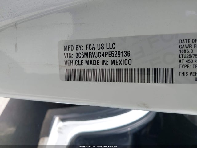 Ram Promaster Cargo Van High Roof 159 Wb Ext