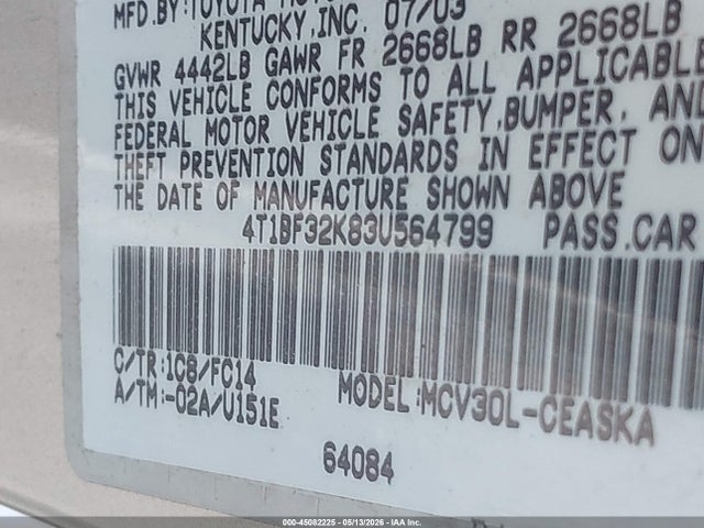 Toyota Camry Se V6