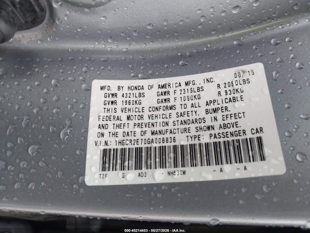 Honda Accord Ex