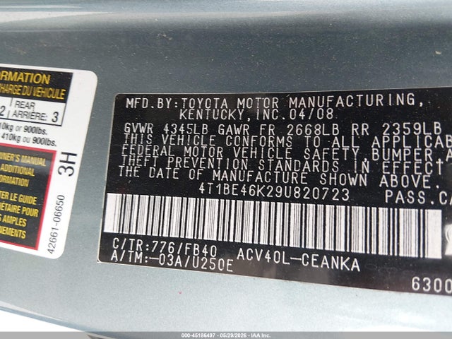 Toyota Camry Le