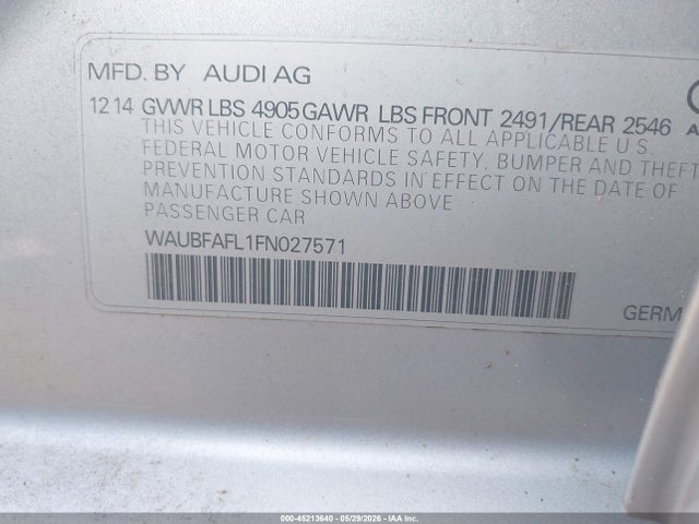 Audi A4 2.0t Premium