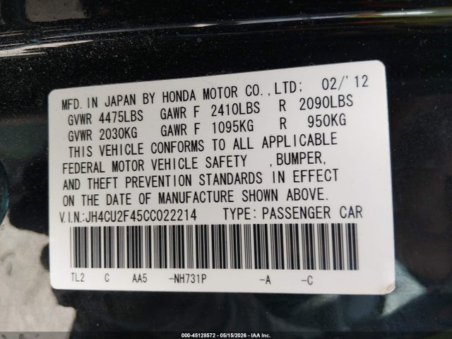 Acura TSX 2.4
