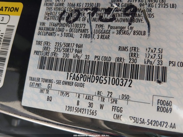 Ford Fusion Se