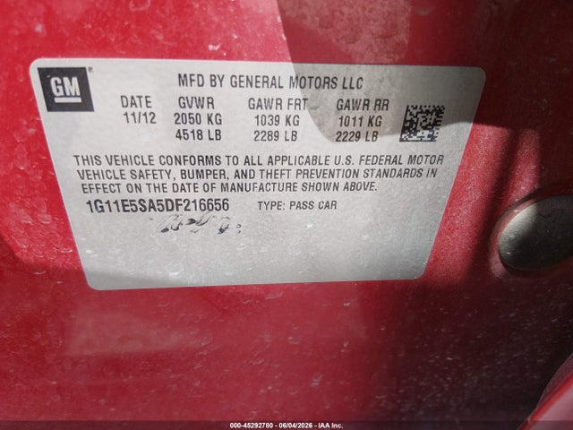Chevrolet Malibu 2lt