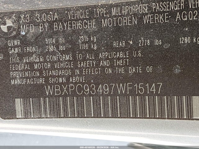 BMW X Series 3.0si