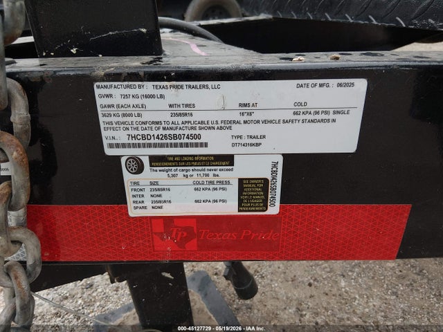 Texas Pride Trailers Trailer