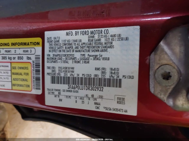 Ford Fusion Se