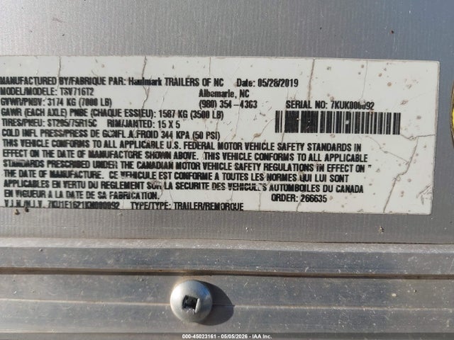 Haulmark Cargo Trailer