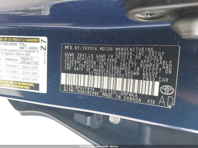 Toyota Matrix Xr