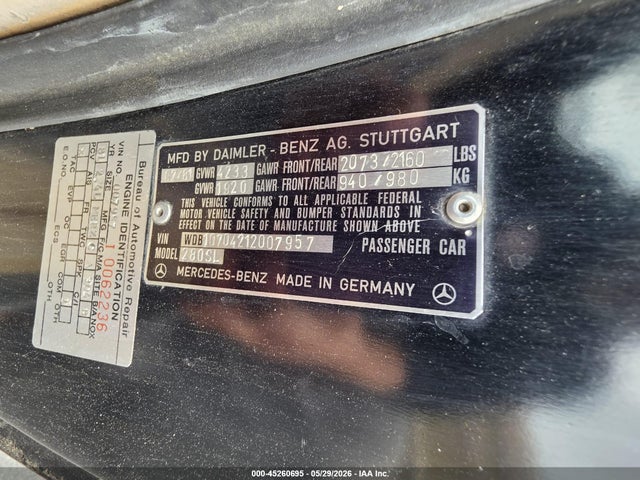 Mercedes-Benz 280 Series
