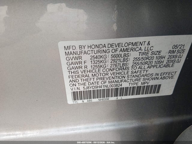 Acura MDX Technology Package