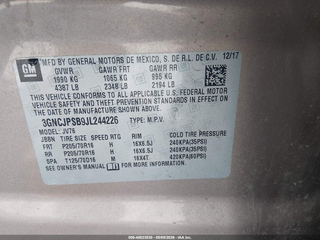 Chevrolet Trax Lt