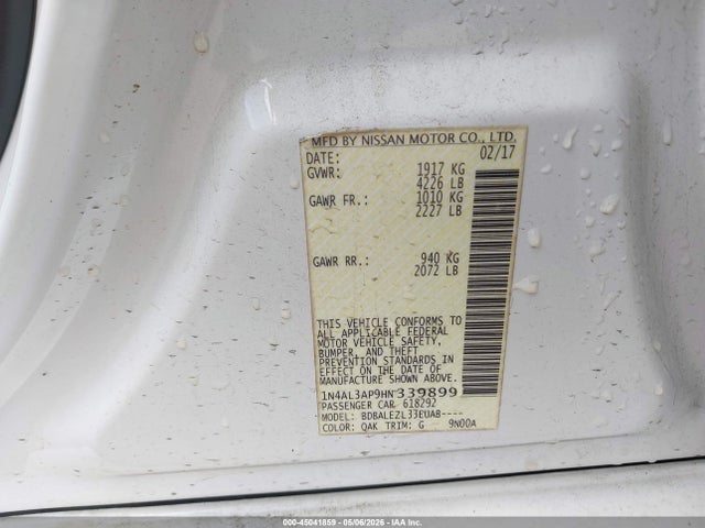 Nissan Altima 2.5 S