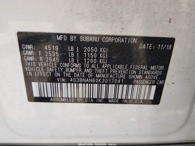 Subaru Legacy 2.5i Limited