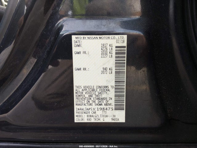 Nissan Altima 2.5 S