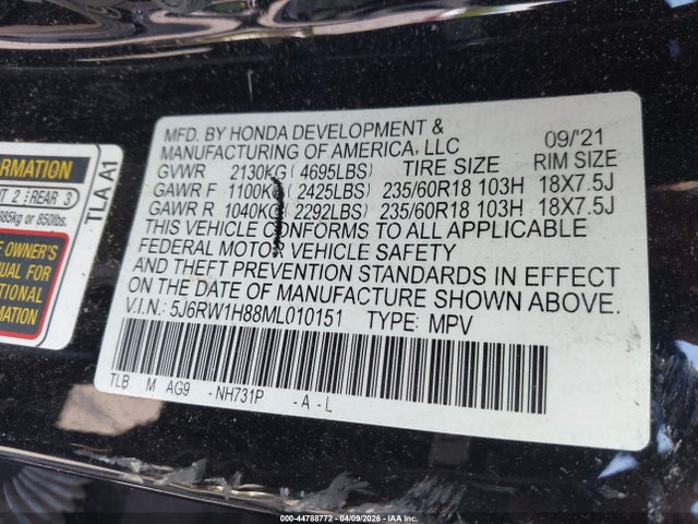 Honda CR-V 2wd Ex-l